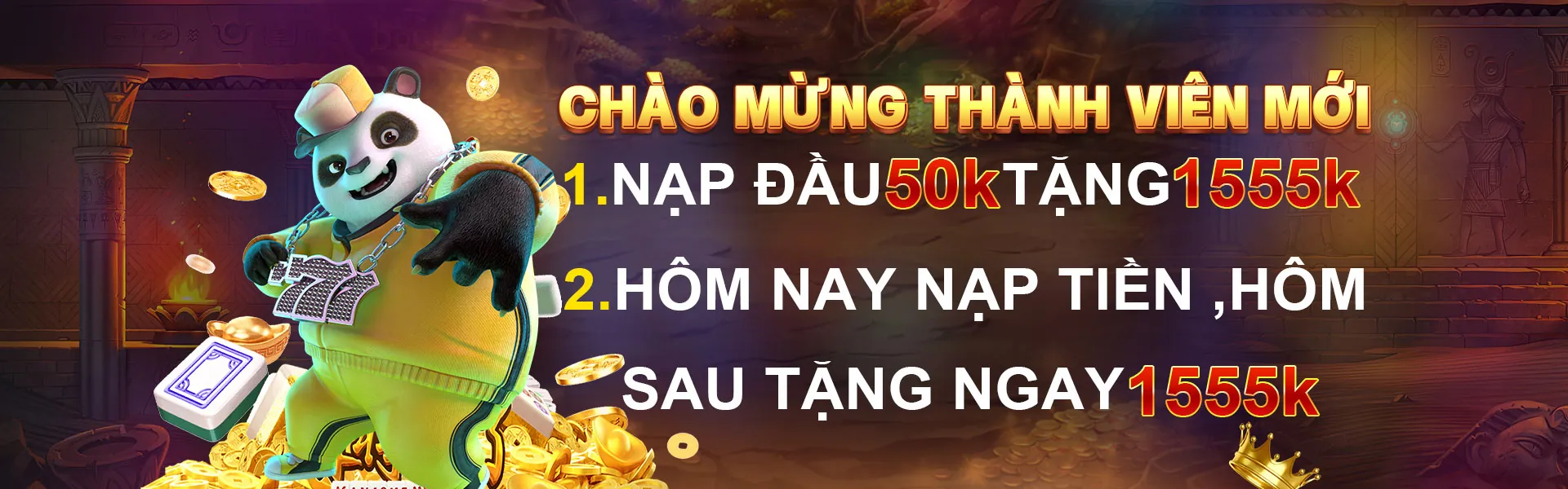 Banner khuyến mãi gacam67